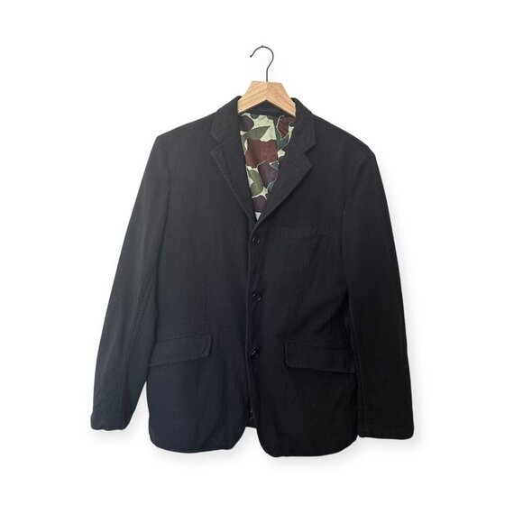 Comme Des Garçons HOMME Black Wool Jacket, Size XS, AW2017 - Picture 6 of 16